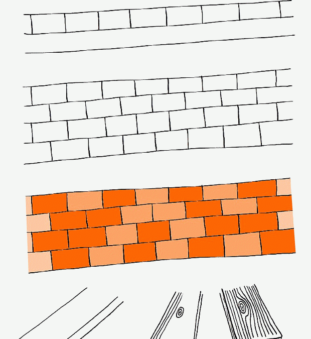 Drawing Tip No 5 – Brick & Wood